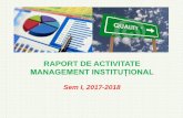 RAPORT DE ACTIVITATE · 2018-03-20 · 2. DOMENIUL: PROCESE DE MANAGEMENT Indicator: Raportarea și schimbul de informații/ Școala oferă rapoarte obiective, în mod regulat, comunității