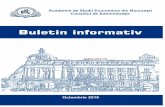 Buletin informativcomunicare.ase.ro/.../3/BI_octombrie_2016_ro.pdf · Buletin informativ al Consiliului de Administraţie, nr. 10/ 2016 2 Şedinţa extraordinară a Consiliului de