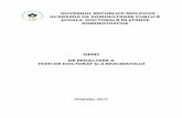 GHID - Academia de Administrare Publicăaap.gov.md/sites/default/files/ghid_doctorat_14.3.18.pdf · titlu urmează încă o foaie de titlu, suplimentară, scrisă în limba română.