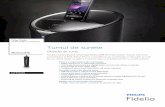 Turnul de sunete - PhilipsTurnul de sunete Obsedat de sunet Ascultă muzică utilizând streamingul Bluetooth® de înaltă calitate, redarea CD-urilor, conectivitatea la iPod, iPad