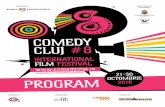 Comedy Clu 8 International Film Festival Cluj 2016 caiet program .pdf · când un puști rebel și unchiul său adoptiv dispar în peisajul sălbatic din Noua Zeen-landă. O poveste