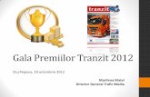 Gala Premiilor Tranzit 2012 - Trafic Media · 2012-10-23 · 57 viator & vektor ro srl 102 58 oprean srl 101 59 trans bitum srl 101 60 fan courier express srl 100 61 pankarpathia
