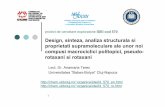 Design, sinteza, analiza structurala si proprietati ...chem.ubbcluj.ro/~organica/idei/monitorizare_570.pdf · Design, sinteza, analiza structurala si proiect de cercetare exploratorie