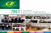 2013 Consiliul Camerei Auditorilor Financiari din … Consiliu CAFR 2013...marile provocări amintite în acest comentariu, cât şi unor probleme curente, care ţin de ac-tivitatea