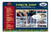 FORUM ISOPisop.mai.gov.ro/wp-content/uploads/2019/10/forum7.pdf · 2019-10-21 · Cu toate acestea, dl general de brigadă mărturisete că față de ISOP are „o ad-mirație și