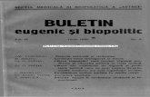 BULETIN eugenie şi biopolitlc - CORE · 2018-08-26 · Cele mai multe definiţii ale inteligenţei sunt incomplecte, iar unele prin natura lor metafizică sunt chiar confuze. Ajungându-se