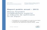 Iulie 2014 ionale 1/2011, a ţ Document pentru informare public ă ţ …uniunea.ro/wp-content/uploads/2015/01/CNFIS-Raport... · 2015-01-24 · Iulie 2014 Raportul, elaborat în