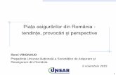 Piața asigurărilor din România - consiliulconcurentei.ro · Piața asigurărilor din România Scăderea primelor brute subscrise (PBS) –până la 8,09 miliarde lei (2014) Total