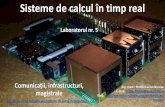 Sisteme de calcul în timp real - UTCluj · Sisteme de calcul în timp real Ordinea de zi: • omunicația serial (cu ajutorul interfeței U.S..) dintre platforma Arduino / Intel