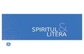 SPIRITUL LITERAdsg.files.app.content.prod.s3.amazonaws.com/ge... · „Spiritul & Litera”. Învăţaţi în detaliu orice politică . Spiritul & Litera. relevantă pentru responsabilităţile