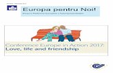 ianuarie - februarie 2017 Europa pentru Noi!...Participanţii vor vorbi despre următoarele subiecte: • Cum să-ţi găseşti prieteni • Întâlniri • Sexualitate • Maternitate