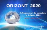ORIZONT 2020 -  · 1. Dezvoltarea RIs în perspectiva 2020 și dincolo • Dezvoltarea de noi RIs de clasă mondială • Integrarea și operarea RIs naționale și regionale de interes