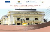 POLITICA URBANĂ INTEGRATĂ CARACAL...• operațiunea de regenerare urbană – instrument operațional, care combină mai multe tipuri de intervenții, focalizat pe o anumită zonă