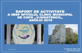 RAPORT DE ACTIVITATE - ignatenco.md · raport de activitate a imsp spitalul clinic municipal de copii ,,v.ignatenco,, anului 2019 11.10.2019 raportor: director holostenco alexandru
