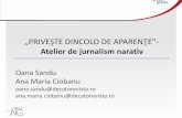 Atelier de jurnalism narativ - Priveste dincolo de aparenteaparente.orientat.ro/wp...Narativ_Dincolo_revizuit.pdf · Discursul instigator la ură este sancționabil pe mai multe căi