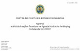 CURTEA DE CONTURI A REPUBLICII MOLDOVA · 2018-11-29 · Raportul auditului situațiilor financiare ale Agenției Naționale Antidoping încheiate la 31.12.2017 Direcția generalăfondurilor