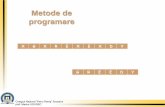 Metode de programare - Ududec• analiza comparativăa eficienţeidiferitelor metode de rezolvare a aceleiaşiprobleme şialegerea unui algoritm eficient de rezolvare a unei probleme