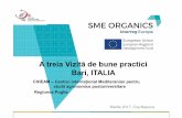 A treiaVizită de bune practici Bari, ITALIA...-Restaurant ecologic (din producţia proprie) -Magazin Bio (produse ecologice proaspete şi procesate: făină, brânzeturi, mezeluri