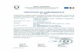  · 2018-02-13 · schemei de certificare 5 din SR EN ISO/CEI 17067:2014. Acest certificat a fost emis initial la 05.06.2006, având data curentä 30106.2014 si rämâne valabil flind