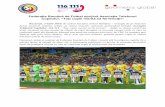 Federația Română de Fotbal sprijină Asociația Telefonul ... · să creștem baza de performanță, dar mai credem că fotbalul și sportul în general, dau o șansă în plus