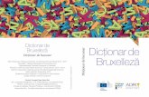 Dictionar de Bruxelleza - Nord-Estunei expresii dintr-un articol de ziar, o dezbatere televizată sau un text de specialitate din domeniul chestiunilor ”europene”, adică un termen