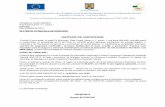 INVITAŢIE DE PARTICIPARE - consiliulconcurentei.ro · baze de date interactive unice a măsurilor de ajutor de stat şi de minimis din România. III.4 Activităţile proiectului