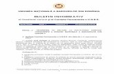 BULETIN INFORMATIV - UNBRunbr.ro/wp-content/uploads/2014/06/Buletin-informativ-al-Consiliului... · România anunţă organizarea examenului de primire în profesia de avocat (pentru