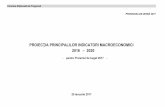 PROIECŢIA PRINCIPALILOR INDICATORI ......Comisia Naţională de Prognoză PROGNOZA DE IARNĂ 2017 PROIECŢIA PRINCIPALILOR INDICATORI MACROECONOMICI 2016 – 2020 -pentru Proiectul