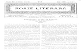 FOAIE LITERARA - Documente in format electronicdocumente.bcucluj.ro/web/bibdigit/periodice/foaie... · 2013-07-12 · coronăm opera culturală severşită la conferinţă. Aci era