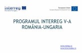 INTERREG V-A ROMANIA-HUNGARY · Autorități și organisme relevante • Autoritatea de Mangement (cu funcție de certificare): Ministerul Dezvoltării Regionale și Administrației