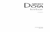 Ierbar - Andrei Dosa - Andrei Dosa.pdf · mai multe se vedea cä mai au pulin si dau din cap. Îhî. Probabil cä nu scäpaserä de mult timp de obiceiul ästa, care se trägea din
