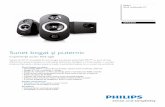 Sunet bogat i puternic - Philips...Philips Boxe multimedia 2.1 SPA6350 Sunet bogat şi puternic Experienţă audio fără egal Ieşirea de 40 W acceptată de tehnologia inovatoare