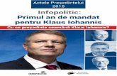 Infopolitic: Primul an de mandat pentru Klaus Iohannisinfopolitic.ro/wp-content/uploads/2015/12/FMDL-ACTE-PRESEDINTE-decembrie-2015-1.pdf1 2 / 1 5 / 2 0 1 5 Infopolitic: Primul an