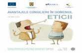 AvAntAjele consilierii în domeniul eticii CRJ 3 avantajele consilierii.pdf1 eticii AvAntAjele consilierii în domeniul Proiect cofinanțat din Fondul social european prin Programul