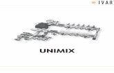 UNIMIX · 2019-07-26 · UNIMIX este echipat cu un by-pass diferential doar daca se foloseste o pompa cu trei trepte cand se foloseste o pompa cu turatie variabila nu este necesar