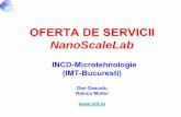 OFERTA DE SERVICII NanoScaleLab Sinaia - Matnantech...Caracterizare microfizica si functionala CEEX Modul IV-Laboratoare acreditate sau in curs de acreditare 1. NANOMORPH - Dezvoltarea