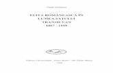 ELITA ROMÂNEASCĂ ÎN LUMEA SATULUI …bjmures.ro/bd/D/001/02/D00102.pdfsocial-economice româneşti din Transilvania în epoca modernă. Domeniile sale de cercetare implică o riguroasă