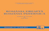 ROMÂNIA DREAPT Ă · 2011-05-13 · 2. Asumarea responsabilităţii politice a fiecărei structuri de conducere faţă de electorat şi faţă de baza partidului ...