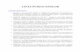 LISTA PUBLICATIILOR publicatiilor Florentin Vreju.pdf · Lista publicatiilor – Vreju Ananu Florentin 3 2014-2015 – POSDRU/ /159/1.5/S/136893 - Parteneriat strategic pentru creșterea