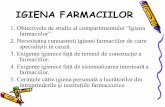 IGIENA FARMACIILORigienagenerala.old.usmf.md/.../IGIENA-FARMACIILOR.pdf · aerului trebuie să corespundă 40-60 %, să fie instalate psihrometre. Periodicitatea verificărilor temperaturii