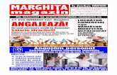 Publicaţie săptămânală de anunţuri locale magazin … Magazin...MARGHITA magazin Fondat în 1996 Se distribuie GRATUIT! Apare miercuri la Marghita Nr. 608 • 23-29 mai 2018