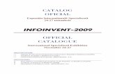 INFOINVENT-2009infoinvent.md/assets/files/catalog/catalog-2009.pdfmai actuale şi de perspectivă invenţii, modele de utilitate, produse şi tehnologii noi, soiuri de plante, desene