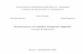 Universitatea TRANSILVANIA Braºov - România Catedra de ...etc.unitbv.ro/~popescu/indrumar VLSI.pdf · care sunt relaþiile logice dintre semnale. Etapa 2: Modelarea HDL Modelul