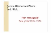 Şcoala Gimnazială Păuca Jud. Sibiu · Documente conţinând proceduri şi activităţi de asigurare şi evaluare a ... Elaborarea orarului Comisie orar 22.09.2017 Orar Actualizarea