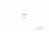 Java - Danciu Gabrieldanciugabriel.ro/assets/files/Cursul1_Intro.pdf · •J2SE 1.5 –tipuri generice, adnotări, autoboxing, varargs, concurrency, import static, I/O formatat, ClassDataSharing