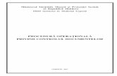 PROCEDURĂ OPERAȚIONALĂ - URGENTAurgenta.md/PO controlul documentelor F.pdf · 2019-07-29 · Controlul asupra rezolvării documentelor este realizat de către conducătorul IMSP