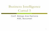 Business Intelligence Cursul 5 - ASE 5 master 2018.pdf · Ciclul de modelare a datelor 1. Colectarea cerintelor de business interactiune cu analistul de business si utilizatorii finali