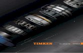 PORTOFOLIU DE PRODUSE SERVICII - Timken Company · 2017-03-24 · o mişcare de rostogolire reală, ceea ce conferă o durabilitate prelungită a rulmentului şi o capacitate de încărcare