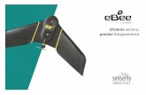 Eficienta aeriana,Drona eBee Plus lansata manual, este o unealta eficienta de colectare a datelor. Timpul de zbor este de 59 minute, este un numar pe care va puteti baza: orice camera