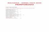BULGARIA - IARNA 2019-2020 PAMPOROVO...BULGARIA - IARNA 2019-2020 PAMPOROVO LISTA HOTELURI: (CTRL + Click in lista de mai jos, pentru a accesa direct hotelul dorit) Conditii generale